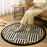 Tapis de salon en gros à prix abordable, tapis doux antidérapant lavable pour la décoration intérieure