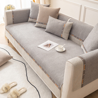 Coussin de canapé en chenille anti-griffures pour animaux de compagnie, antidérapant, pour siège et mobilier