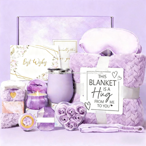 Set <span class=keywords><strong>de</strong></span> Regalo Spa Hecho a Mano <span class=keywords><strong>de</strong></span> Poliéster <span class=keywords><strong>con</strong></span> Vaso - Personalizado OEM, <span class=keywords><strong>Vela</strong></span> Aromática, Sal <span class=keywords><strong>de</strong></span> Baño, Mascarilla para Ojos, Ideal para Promociones, Equipo - Product Image 1