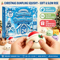 Jouets Squishy de Noël Southpeak, Jouets Fidget, Calendrier de l'Avent, Cadeau OEM à Rebond Lent et Doux WS