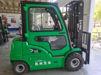 Chariot élévateur électrique HANGCHA série XE 3 tonnes CPD30 avec batterie au lithium pour la logistique d'entrepôt