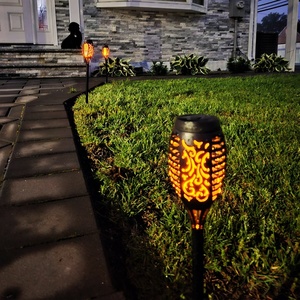 <span class=keywords><strong>Torche</strong></span> de <span class=keywords><strong>jardin</strong></span> scintillante à flamme solaire veilleuse à flamme LED pour l'extérieur - Product Image 3