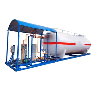 Asme Code 20 Cbm Lpg Gas Skid Plant Koken Gas 10 Ton Lpg Gas Stations