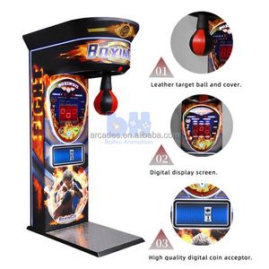 Máquina de Boxeo Electrónica Baihui para Interiores, Operada con Monedas, con Materiales de Acero Inoxidable y Hierro - Product Image 6