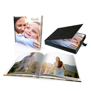 Libro de álbum de fotos de tapa dura de impresión personalizada, libro de fotos de tapa dura de negocios a todo Color OEM con caja - Product Image 3