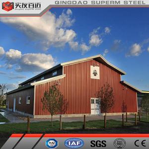 Structure en acier préfabriquée, hangar en acier, kits de maison en métal, barndo/barndominium - Product Image 5