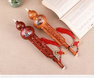 <span class=keywords><strong>Flauta</strong></span> <span class=keywords><strong>Hulusi</strong></span> de Calabaza, Estilo Chino, Clave C/B, Instrumento Musical de Bambú, Venta Directa de Fábrica al por Mayor - Product Image 5