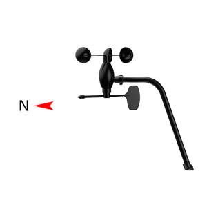 CE RoSh认证RS485 MODBUS数字多合一铸铝自加热组合风速计和风向标传感器 - Product Image 6