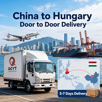 Konsolidierter Versand von China nach Ungarn, DDP-Spediteur für 1688 Alibaba-Lieferanten, See-, Bahn- und Luftlogistik