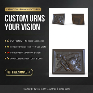 Urna Funeraria de Cerámica Premium Ecológica y Duradera para Gatos, con Grabado Personalizado, Recuerdo Conmemorativo, Contenedor de Cenizas Hecho a Mano para Seres Queridos - Product Image 2