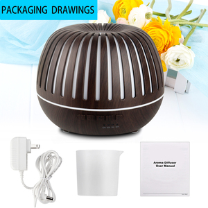 Ultrasonic Alexa Echo Amplifier <strong>Dot</strong> Tuya Humidifier Aromatherapy 500ml Essential Oil Wood Grain Wifi <strong>Aroma</strong> <strong>Diffuser</strong>