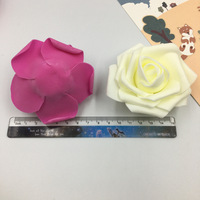 HSJ Meilleures ventes Têtes de roses artificielles en mousse PE de 8 cm pour décoration de mariage, mini roses en mousse