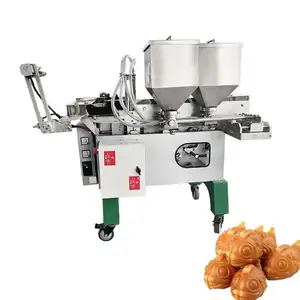 Commercial Auto Gas Hotdog Fish Soft Waffle Stick Taiyaki Making Machine Open Mouth Maker Price