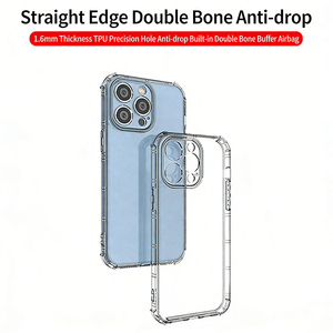 Funda Protectora Ultrafina Antigolpes para Teléfono, Funda Transparente de TPU para iPhone 17 Air 16 15 14 13 12 11 Pro Max - Product Image 2