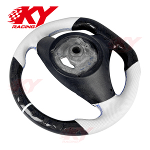 Volante Deportivo Personalizado de Fibra de Carbono con Diseño de Panal de Abeja para BMW E90 E91 E92 E93 E87 M3 Serie 3 320i 325i 328i 330i 335i - Product Image 4
