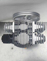 SAYI OEM Aluminium-Luftkompressorpumpe Ersatzteil K28 Riemenscheibe Schwungrad Luftabscheiderkopf 2PS 210L/min 8/12,5bar