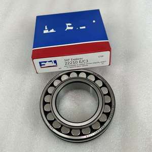 Roulements à rouleaux sphériques d'origine 22210E P6 Précision Capacité de charge 300kN Joints ouverts pour applications industrielles - Product Image 1