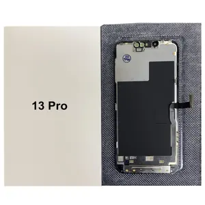 OEM schwarze Linsen weiche OLED-LCD für iPhone 13 Pro LCD-Touchscreen Digitalisierer LCD Ersatz äußeres Glas für iPhone 13 Pro