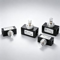 Vanne de régulation unidirectionnelle RE-020304 1/4 po en aluminium avec noyau en cuivre pour le contrôle du débit d'eau et d'air