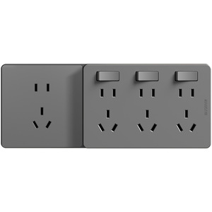 Smart Power <b>Socket</b> Plug 86 Type Wall Mounted 10A CN Plug Wi-Fi Tuya Control Multi Port Universal Use - Product Image 1