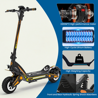 Trottinette Électrique Pliable Rapide 23.4Ah pour Adulte, Stock US, Skateboard Électrique Tout-Terrain