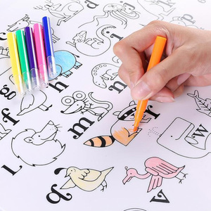 Tapis créatif en silicone personnalisé pour graffitis, imperméable, motif dessin animé, pour enfants, cadeaux d'anniversaire, de Noël, jeux à domicile - Product Image 3