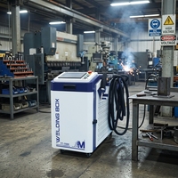 Soldadora Láser Portátil de 3000w, 4 en 1, Limpiador, Soldador, Cortador, Máquina de Soldadura Láser de Fibra para Metal y Acero