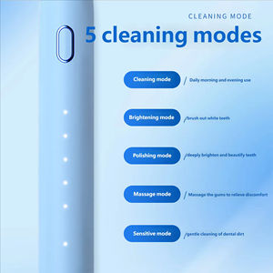 Brosse à dents électrique intelligente Soundwave en gros, poils souples, étanche IPX7, pour adulte, usage domestique et voyage, rechargeable - Product Image 2