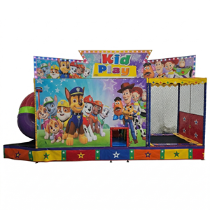 New Animal &amp; <strong>Toy</strong> <strong>Story</strong> Theme Mobile Indoor Playground Trailer 8m Portable Kids Soft Play Structure Caravan For Sale - Product Image 3