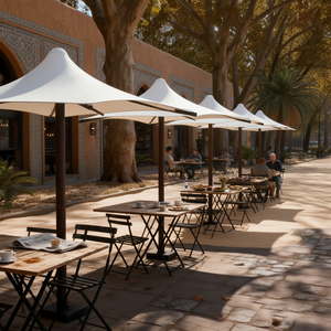 Modern Heavy Duty Aluminum Waterproof Garden Cantilever Umbrella Bases for Patio Beach Living Room Outdoor Furniture Use - Product Image 1