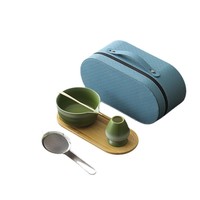 Ensemble de thé matcha en céramique de style japonais Estick avec filtre, bol en céramique, outils de cérémonie du thé, emballage cadeau