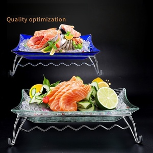 <span class=keywords><strong>Plateau</strong></span> <span class=keywords><strong>de</strong></span> luxe en acrylique pour sashimi, buffet, présentation d'hôtel, assiette à <span class=keywords><strong>fruits</strong></span>, plat <span class=keywords><strong>de</strong></span> <span class=keywords><strong>fruits</strong></span> <span class=keywords><strong>de</strong></span> <span class=keywords><strong>mer</strong></span> pour hôtels et restaurants - Product Image 2