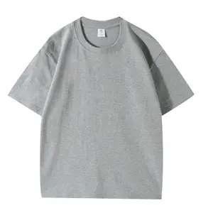 Custom T Shirts Oversized Cotton T-shirt Polyester Men's Clothing Tshirt 300 Gsm T-shirt With Print No Logo T Shirt