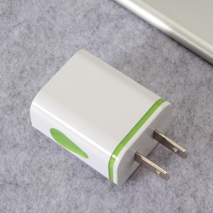 Chargeur mural portable double USB avec logo OEM, LED, 2 ports pour téléphones mobiles - Product Image 4