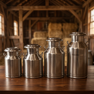Pharma Grade Stainless Steel Storage <b>Canister</b> Airtight Lab Liquid Chemical Pail Heavy Duty Milk Bucket Sanitary Transport Barrel - Product Image 1
