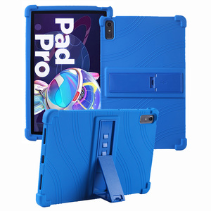 Étui pour <span class=keywords><strong>tablette</strong></span> en silicone souple pour <span class=keywords><strong>Lenovo</strong></span> Tab <span class=keywords><strong>P11</strong></span> Pro 11.2 2022 TB-138FC/132FU support pliable sécurité antichoc couverture mince - Product Image 1