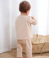 Conjunto de Pijamas de Manga Larga para Bebé, Personalizables, de Algodón Orgánico y Bambú, Pijama para Niños