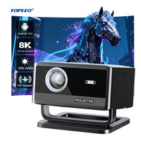 Proyector Inteligente Topleo Android para el Hogar, Full HD 1080P, Cine en Casa, Proyector Portátil con Bluetooth