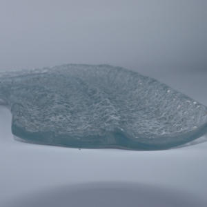 Plaque de verre décorative courbée sur mesure avec texture givrée et bulleuse, verre artistique pour hôtels, bâtiments commerciaux et décoration murale - Product Image 6
