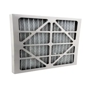 Hoge Kwaliteit Oem Fabriek Prijs Cartridge Luchtfilter G1-g4 Primaire Efficiëntie Papier Frame Geplooide Ac Oven Filter