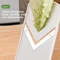 Rallador de Repollo Multifuncional, Cortador de Verduras para Repollo, Repollo Morado y Ensaladas