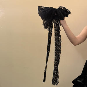 Pince à cheveux nœud papillon surdimensionnée avec perles pour mariage, barrettes pour filles, épingles à cheveux pour femmes, nœud en perles blanches, coiffe de mariée - Product Image 4