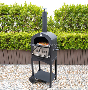 Forno per Pizza a Legna Verticale in Acciaio Inox, Griglia per Affumicatura da Esterno per Pizza Fatta in Casa, per Eventi e Feste in Giardino - Product Image 5
