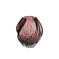 Vase à fleurs de mariage en verre clair de haute qualité conception de coquille hydroponique moderne pour décor de bureau à la maison ou décoration de table