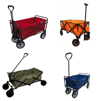 Chariot pliable de chariot de chariot pliable d'auvent de camp de plage résistant portatif