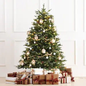 <span class=keywords><strong>Sapin</strong></span> de noël <span class=keywords><strong>artificiel</strong></span> prééclairé de 7.5 pieds avec 700 lumières claires vertes - Product Image 1