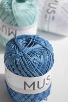 YARNA Muse (65g) 100% Algodón Texturizado, Transpirable, Brillante, Natural, Alegre, Vívido, Algodón para Macramé, Fibra Natural, Marca Coreana, Color Intenso