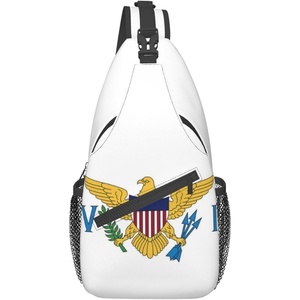 Sac de poitrine avec drapeau des îles vierges américaines, sac à dos à bandoulière, grand sac de <span class=keywords><strong>voyage</strong></span>, sac à dos de randonnée, sac à bandoulière pour hommes et femmes, cadeau personnalisé - Product Image 6