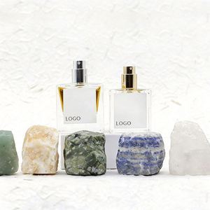 Customizable Bestsellers High-end Luxury square 20ml, 30ml, 50ml, 100ml <b>Empty</b> Glass Perfume <b>Bottles</b> and Jade LIDS - Product Image 1