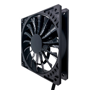 Ventilateur de refroidissement Huierde 120x120x25mm à 15 pales, haut débit d'air, silencieux, pour châssis - Product Image 1